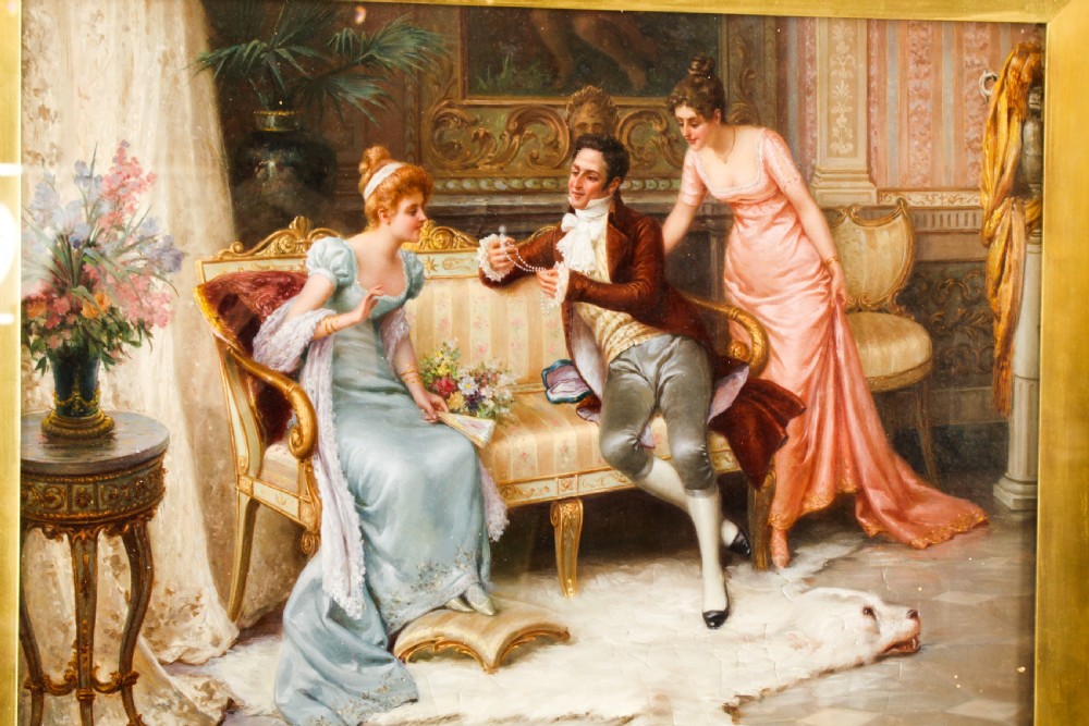 Antique Oil Painting 