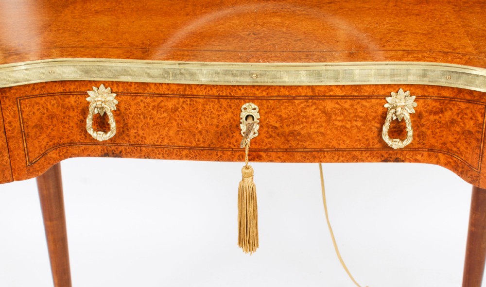 Antique French Ormolu Mounted Dressing Table & Mirror 19th Century
 View XIII