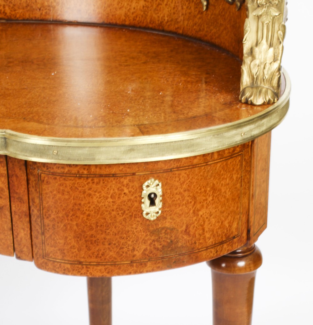 Antique French Ormolu Mounted Dressing Table & Mirror 19th Century
 View XIV