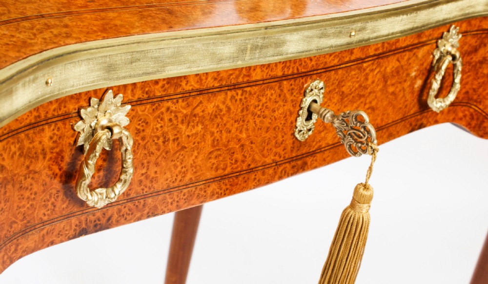 Antique French Ormolu Mounted Dressing Table & Mirror 19th Century
 View XXVIII
