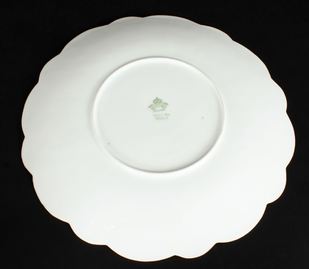 Antique Art Deco Aynsley Bone China Butterfly Tea Set C1920
 View VII