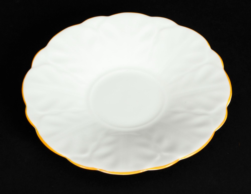 Antique Art Deco Aynsley Bone China Butterfly Tea Set C1920
 View XXI