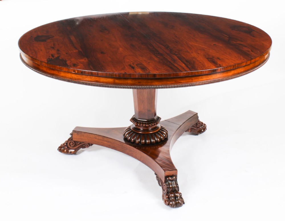 Antique William IV Centre Breakfast Table by Gillows C1830 19th C
 View II