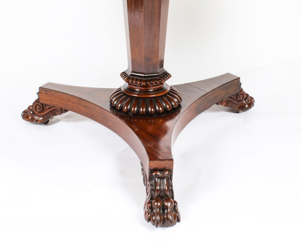 Antique William IV Centre Breakfast Table by Gillows C1830 19th C
 View VIII