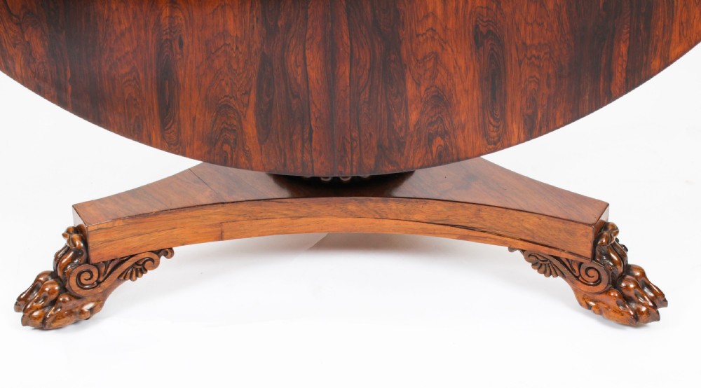 Antique William IV Centre Breakfast Table by Gillows C1830 19th C
 View XV