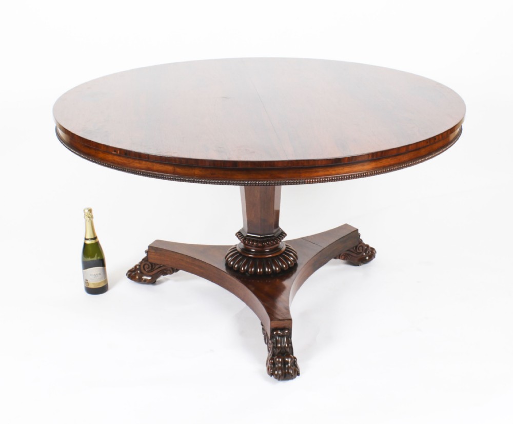 Antique William IV Centre Breakfast Table by Gillows C1830 19th C
 View XVIII