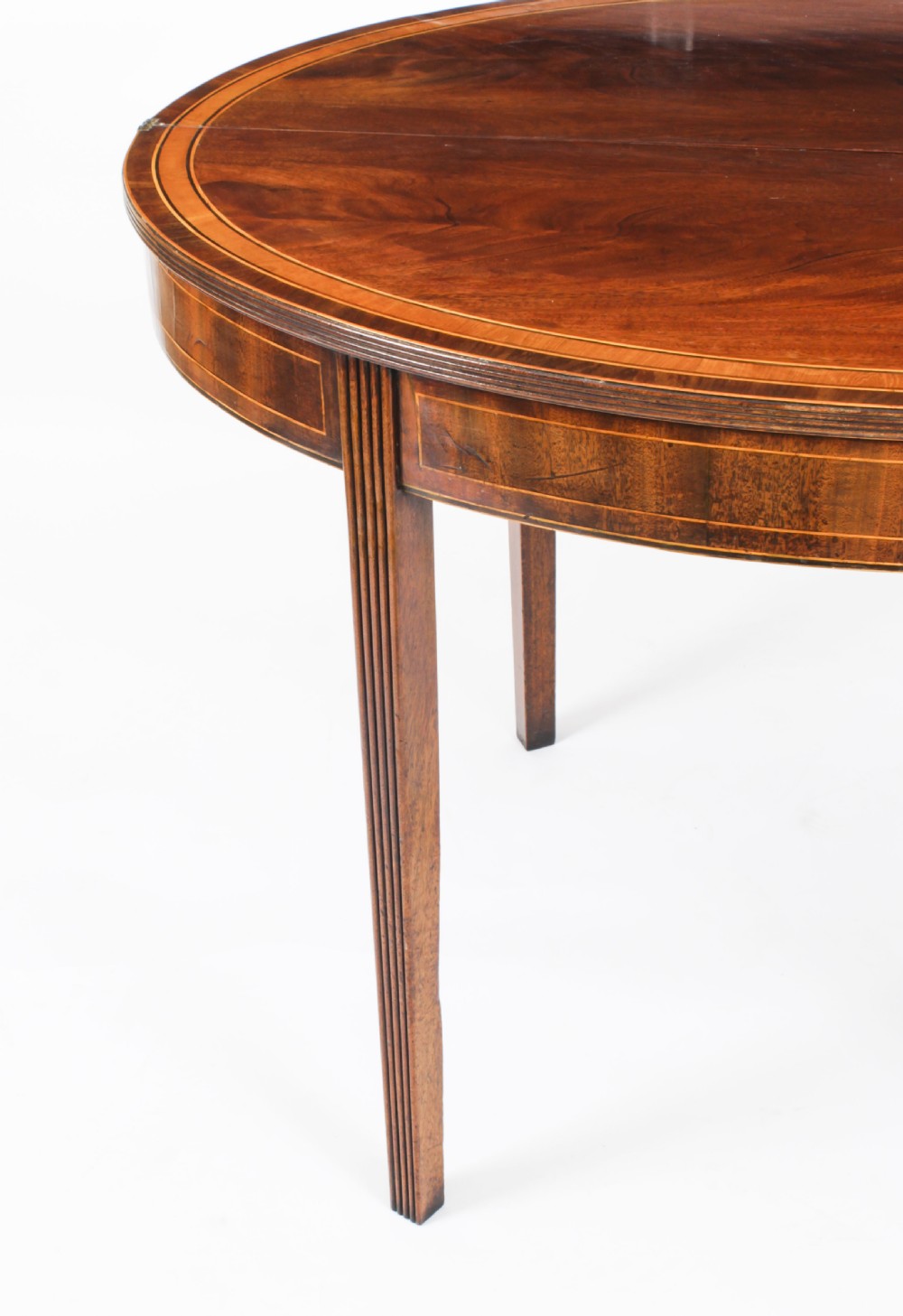 Antique Pair George III Card Console Tea Tables 19th C
 View XI