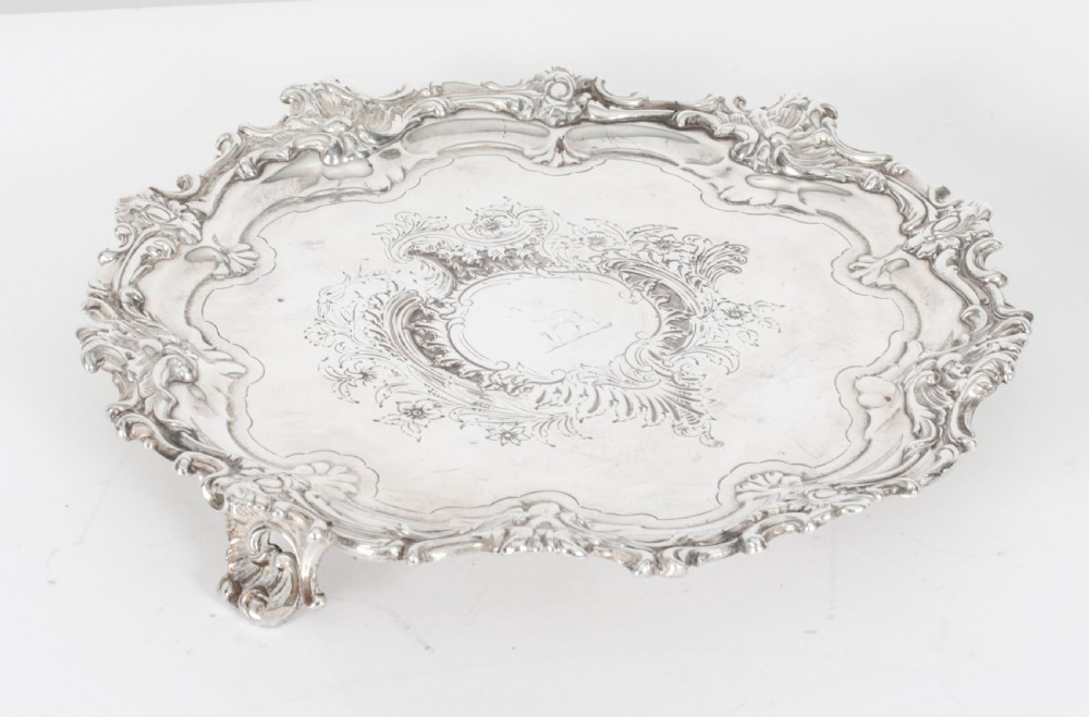 Antique Old Shefield Silver Plated Salver by Smith, Tate, Nicholson C1810 19th C
 View XI