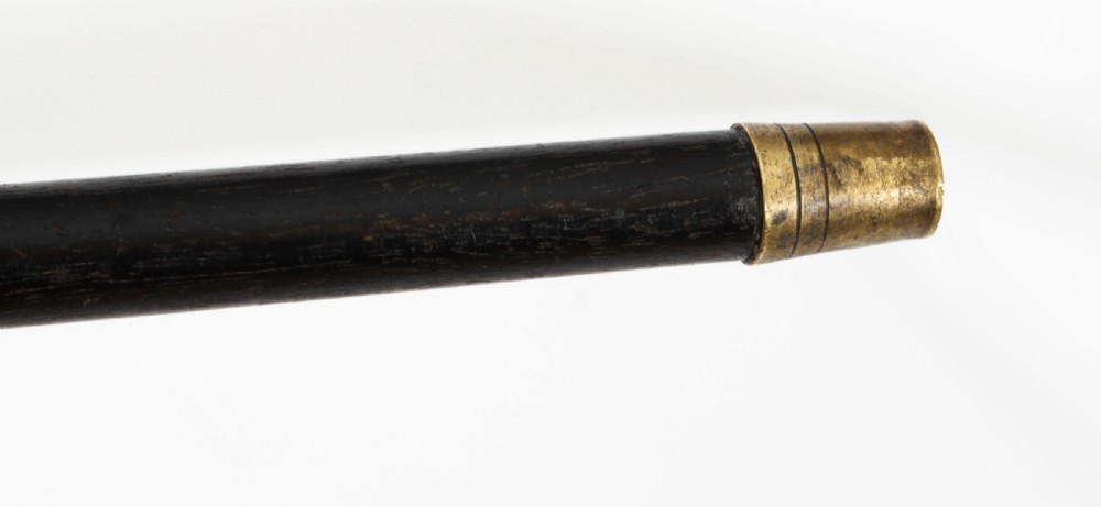 Antique Ladies Walking Cane Stick with Sevres Porcelain Handle 19th C
 View VII