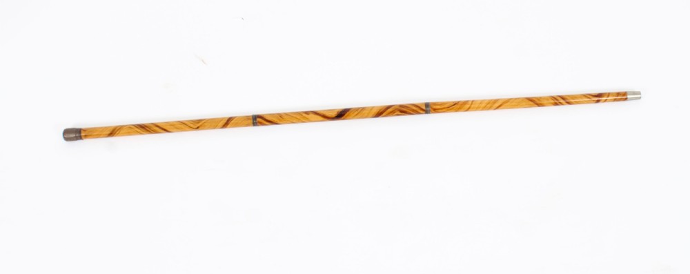 Antique Novelty 'Pen and pencil' Walking Cane Stick c1890 19th Century
