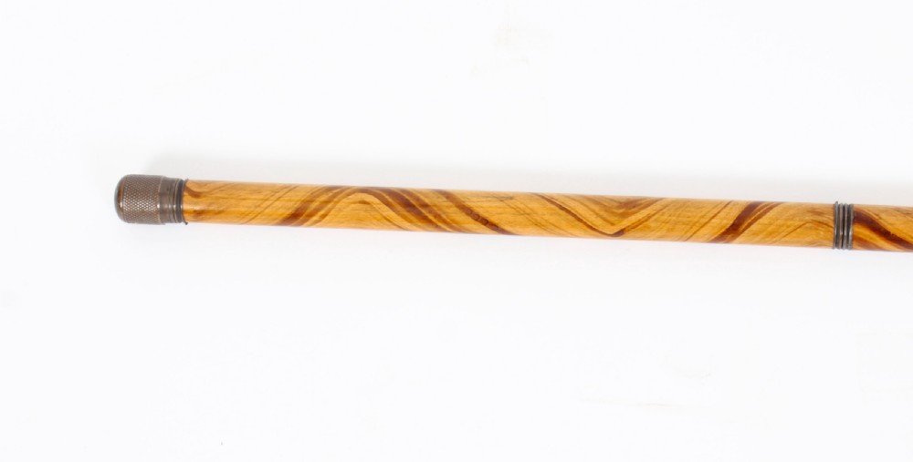 Antique Novelty 'Pen and pencil' Walking Cane Stick c1890 19th Century
 View V