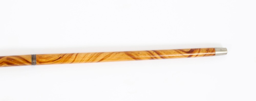 Antique Novelty 'Pen and pencil' Walking Cane Stick c1890 19th Century
 View VIII