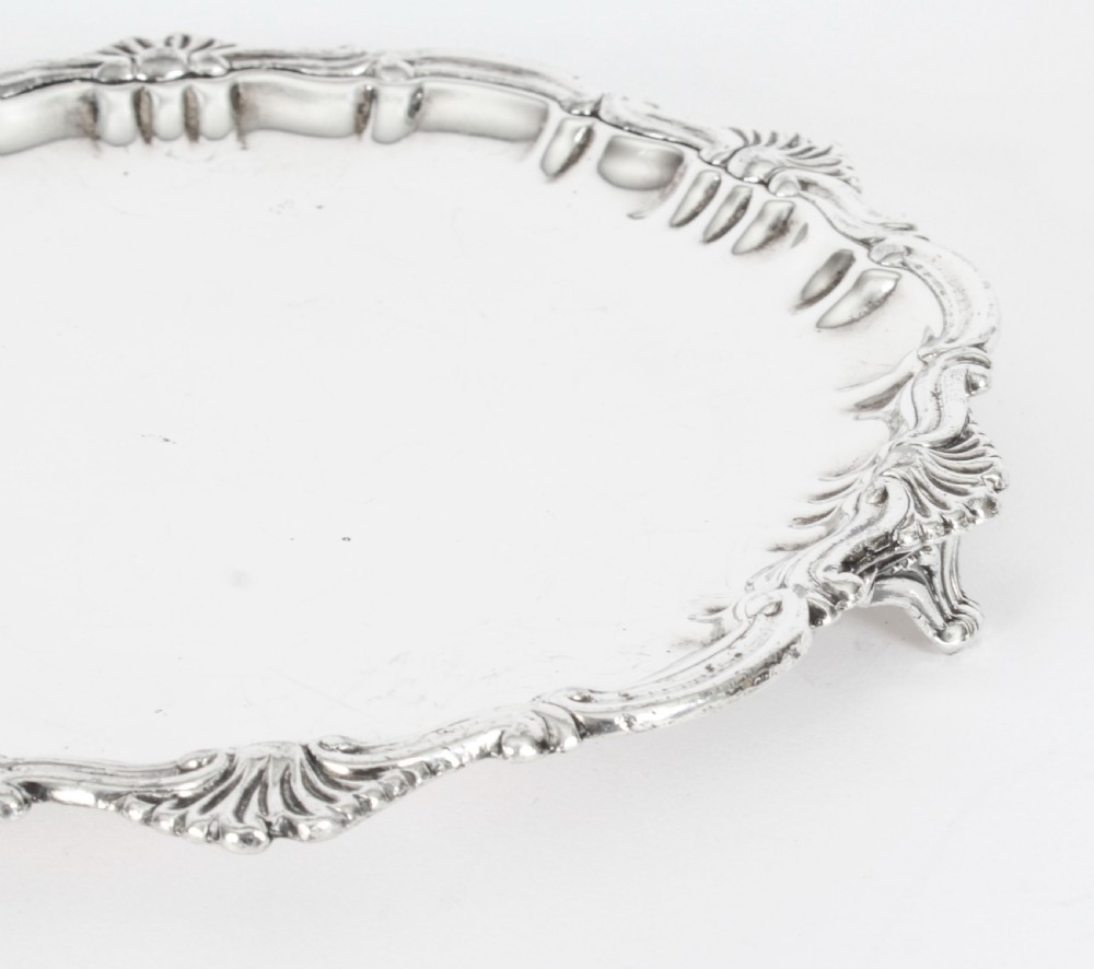 Antique George III Old Shefield Silver Plated Salver 18th Century
 View IV
