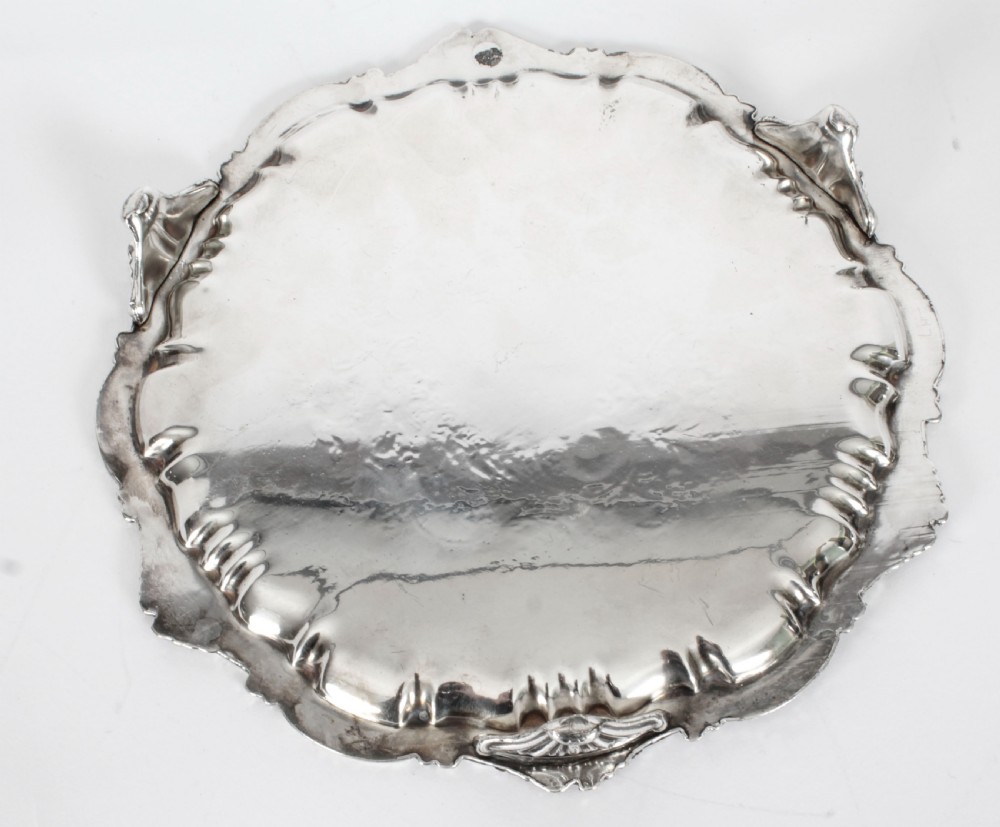 Antique George III Old Shefield Silver Plated Salver 18th Century
 View VII