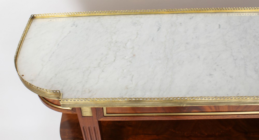 Antique French Directoire Buffet Sideboard Serving Table 19th C
 View V