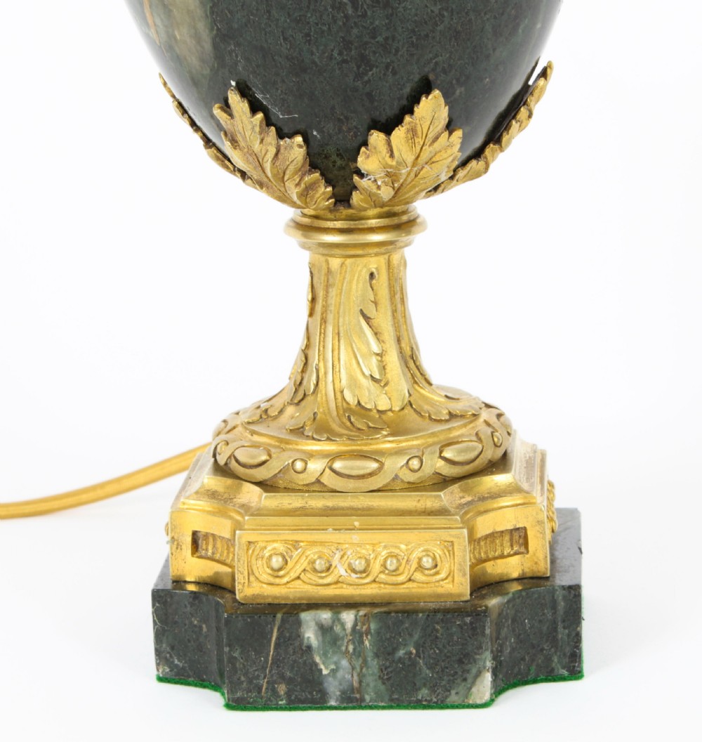 Antique Italian Ormolu Mounted Marble Table Lamp C1880 19th C
 View IX