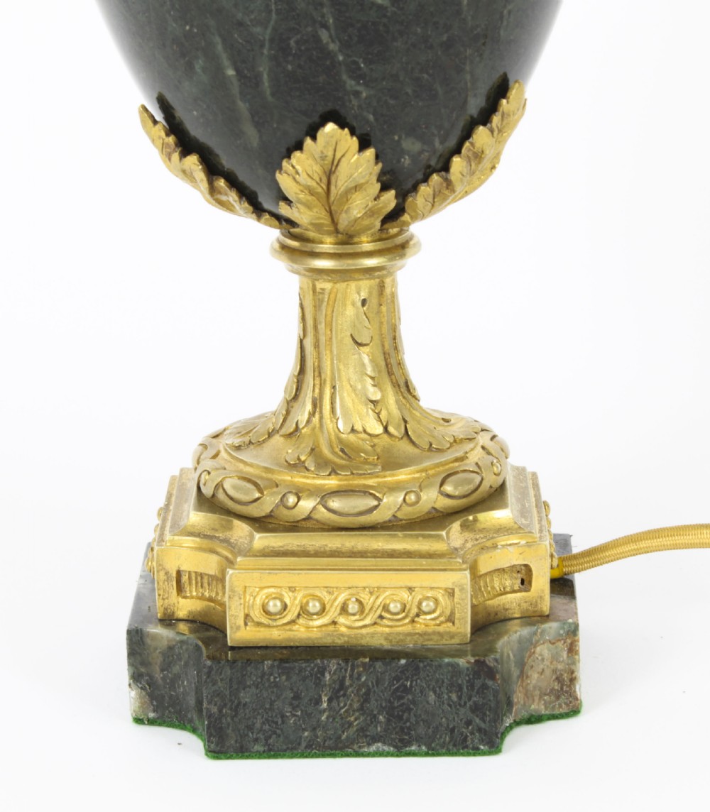 Antique Italian Ormolu Mounted Marble Table Lamp C1880 19th C
 View X