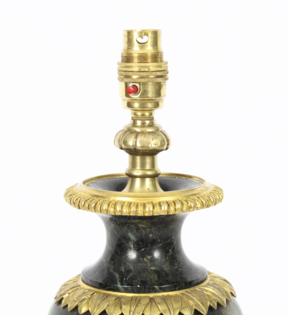 Antique Italian Ormolu Mounted Marble Table Lamp C1880 19th C
 View XI