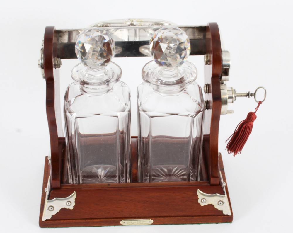 Antique Victorian Silver Plated Tantalus Betjemann & Sons 19th Century
 View XII