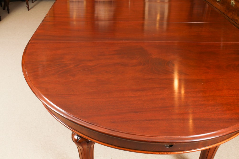 Antique 13ft William IV Oval Flame Mahogany Extending Dining Table 19thC
 View XVII