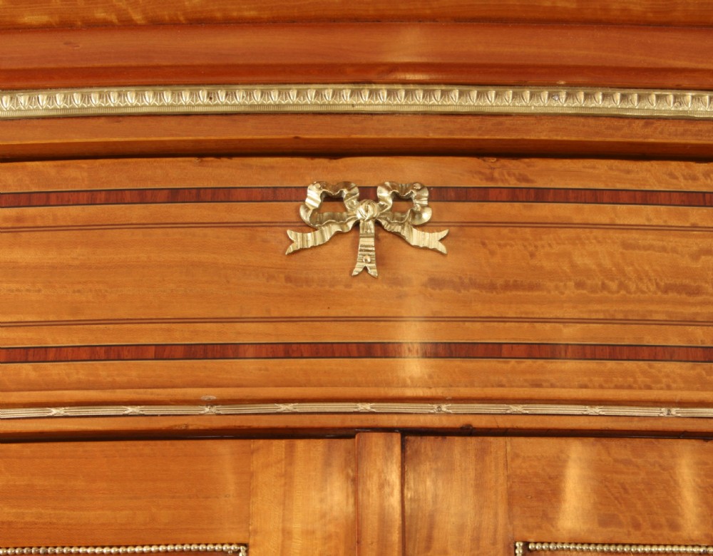 Antique French Satinwood & Ormolu Mounted Wardrobe c.1880 19th C
 View IV