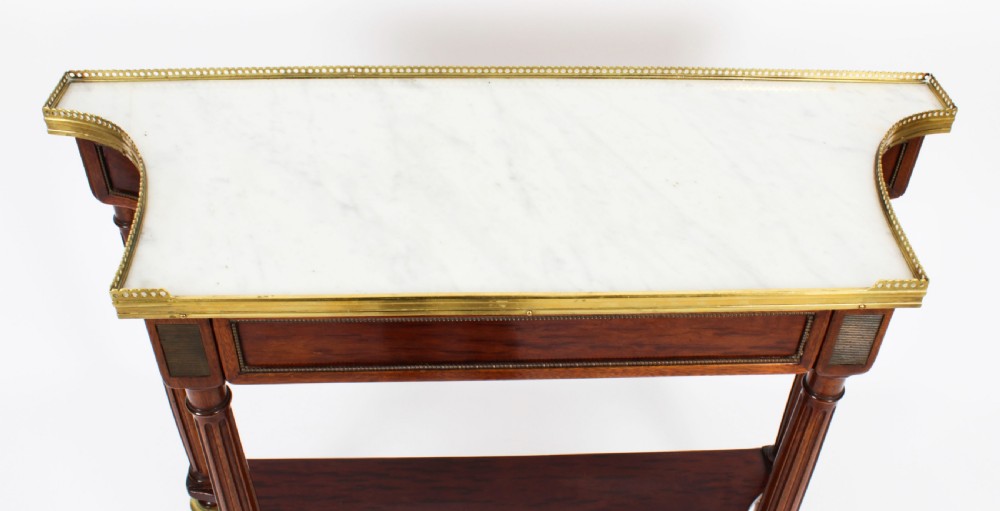 Antique French Directoire Console Side Table C1840 19th C
 View III