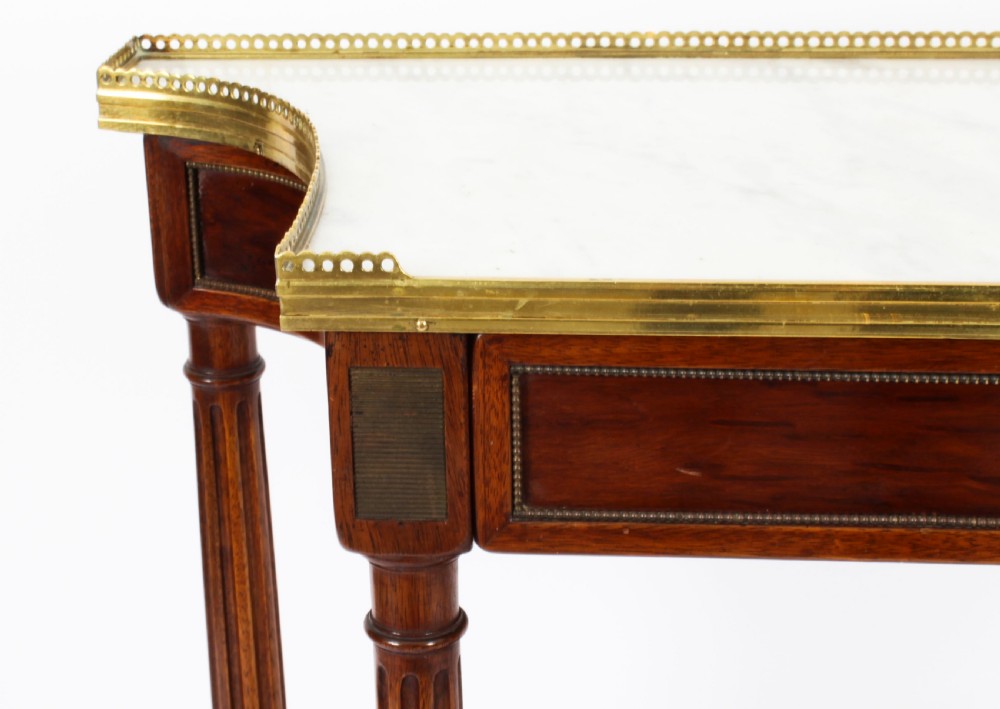 Antique French Directoire Console Side Table C1840 19th C
 View VIII