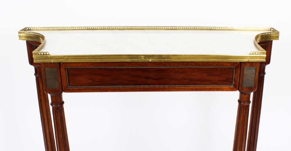 Antique French Directoire Console Side Table C1840 19th C
 View IX