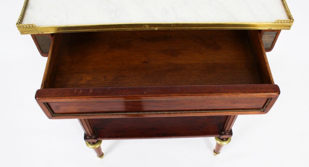 Antique French Directoire Console Side Table C1840 19th C
 View XIV