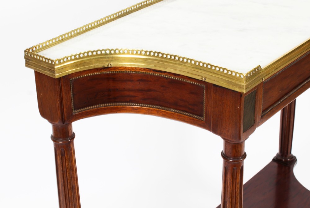 Antique French Directoire Console Side Table C1840 19th C
 View XV