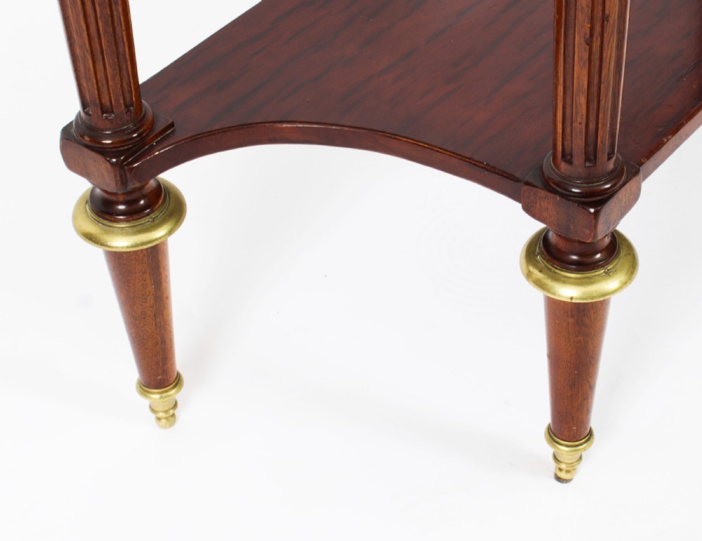 Antique French Directoire Console Side Table C1840 19th C
 View XVI