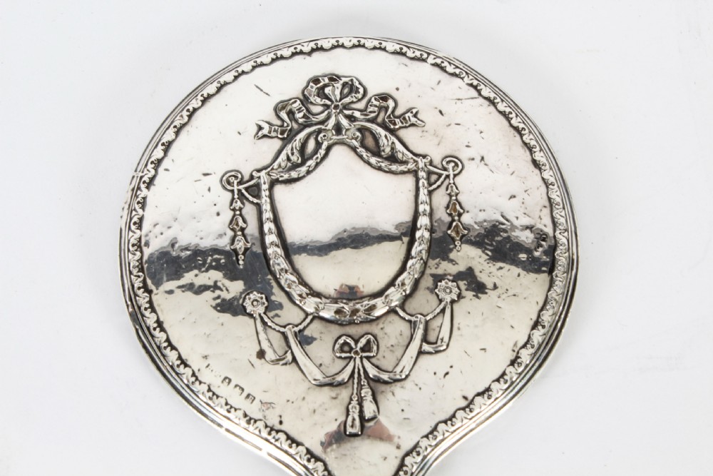 Antique Sterling Silver & Embossed Hand Mirror 1916
 View VII