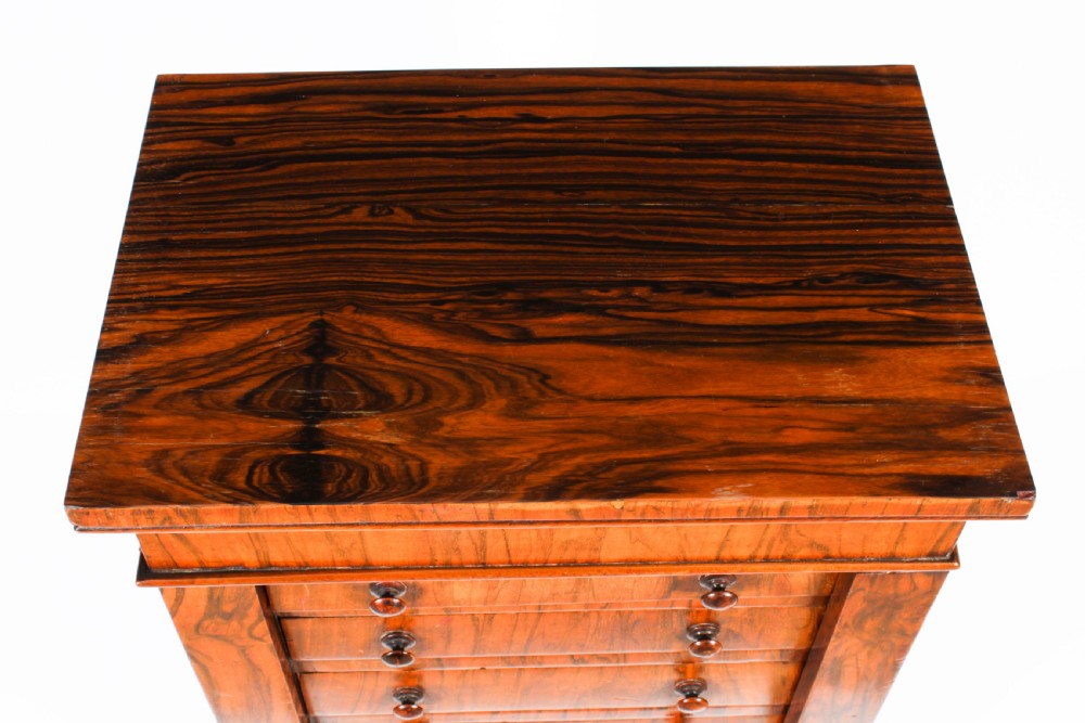 Antique Victorian Collectors Cabinet Wellington Chest 19th Century
 View III
