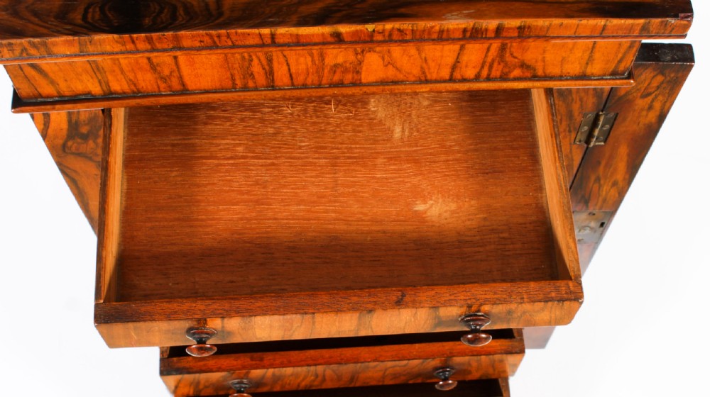 Antique Victorian Collectors Cabinet Wellington Chest 19th Century
 View IX