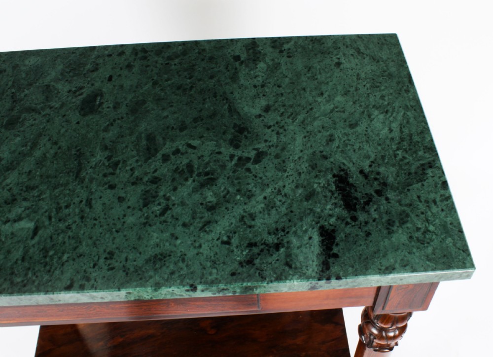 Antique William IV Marble Top Console Table C 1835 19th C
 View VI