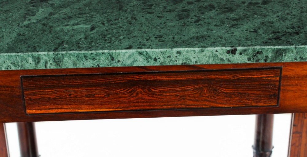 Antique William IV Marble Top Console Table C 1835 19th C
 View X
