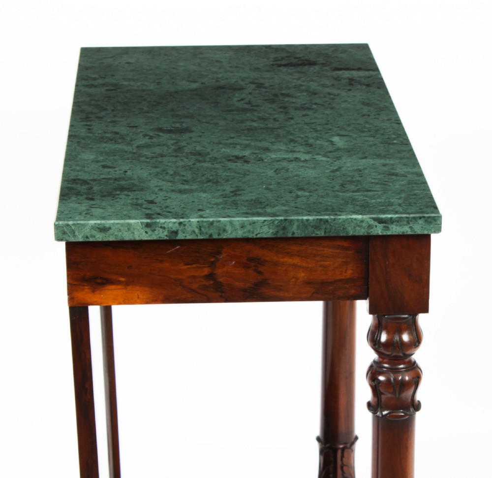 Antique William IV Marble Top Console Table C 1835 19th C
 View XIV