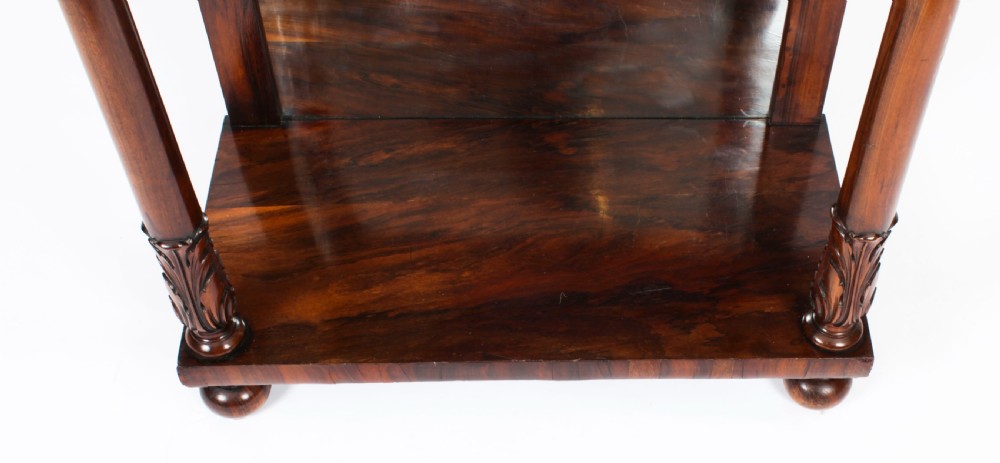 Antique William IV Marble Top Console Table C 1835 19th C
 View XV