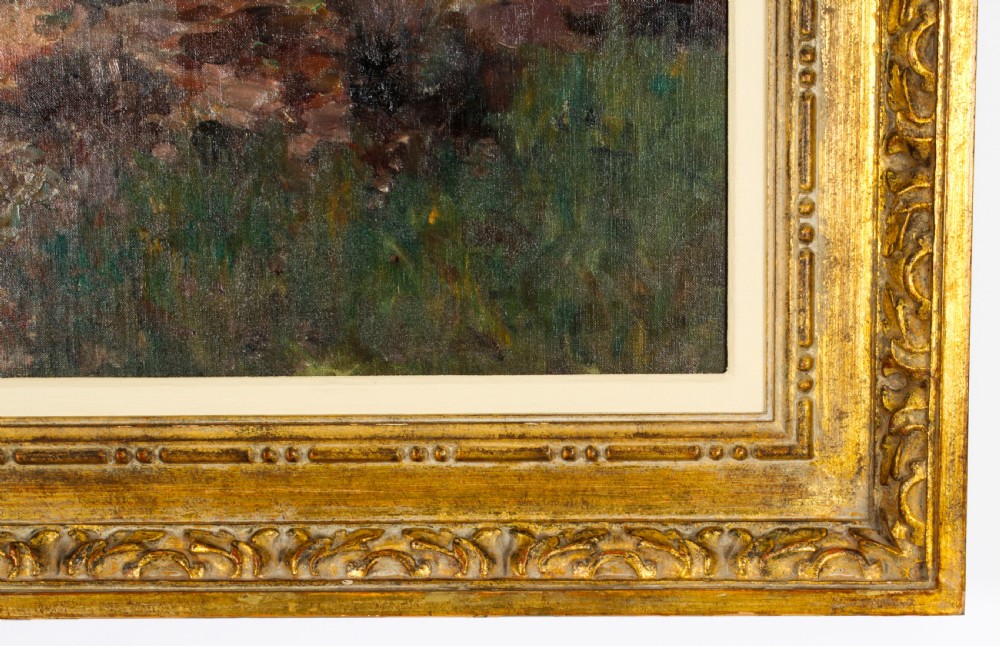 Antique French School Impressionist landscape 19th C
 View IX