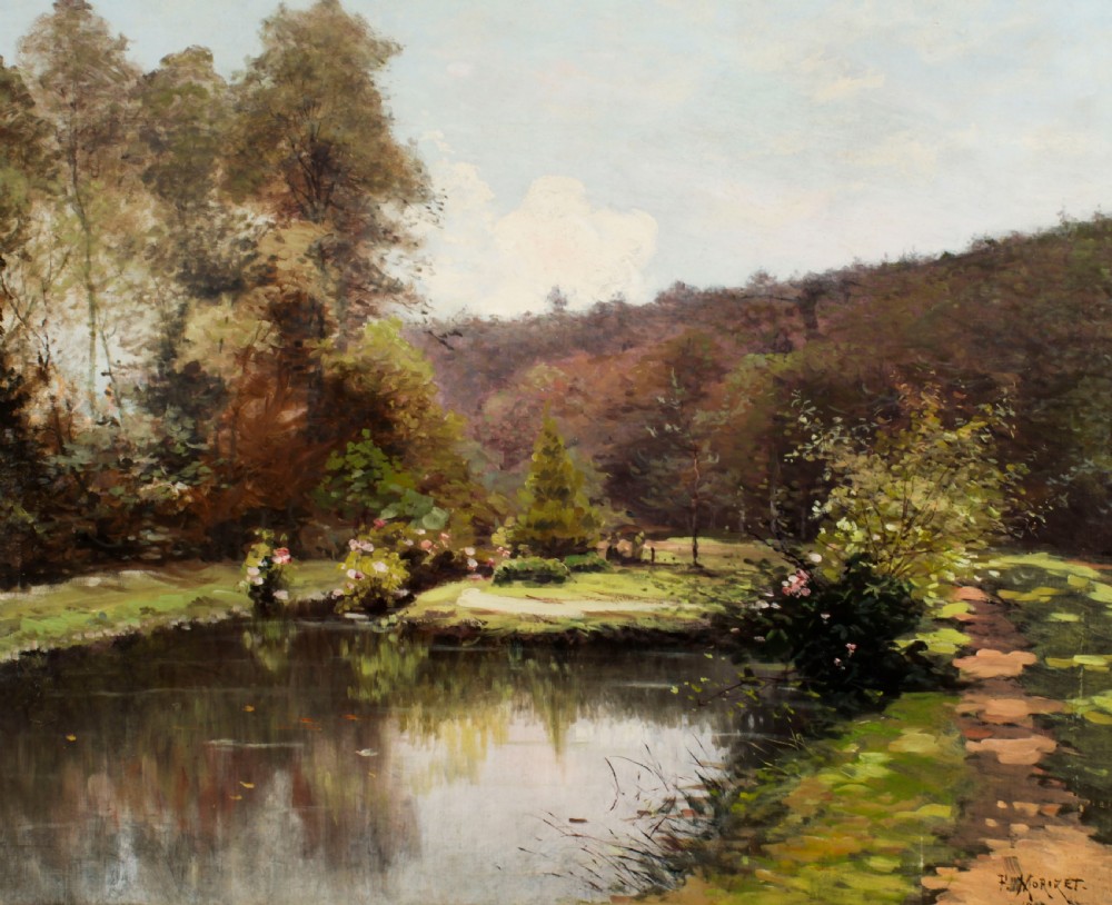 Antique French Oil Painting Paul Louis Morizet signed and dated 1913.
 View III