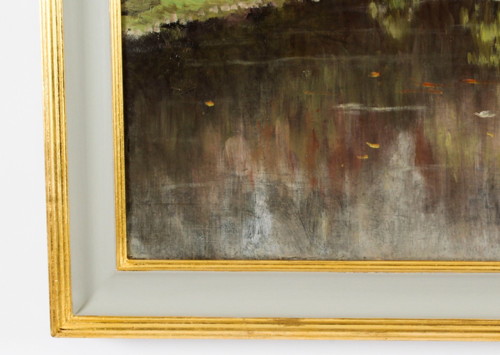 Antique French Oil Painting Paul Louis Morizet signed and dated 1913.
 View VII