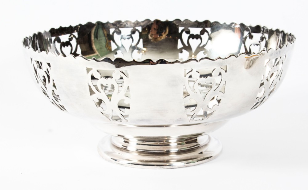 Antique Silver Plate Fruit Dishes Etc Late 19th Century
 View X