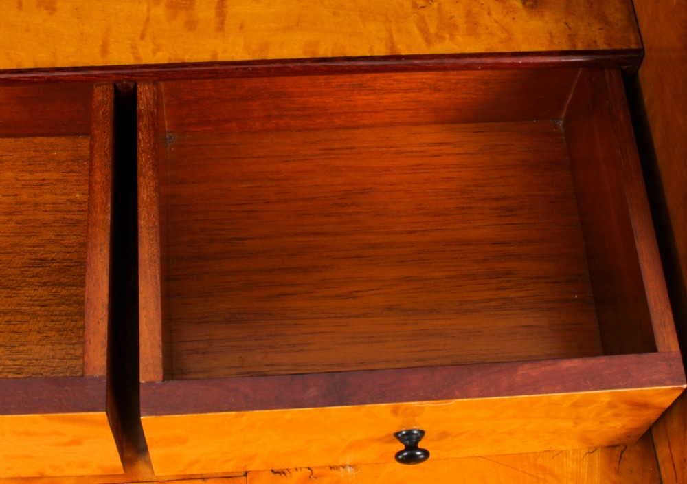 Antique French Walnut & Parquetry Bureau de Dame Desk 19th C
 View XX