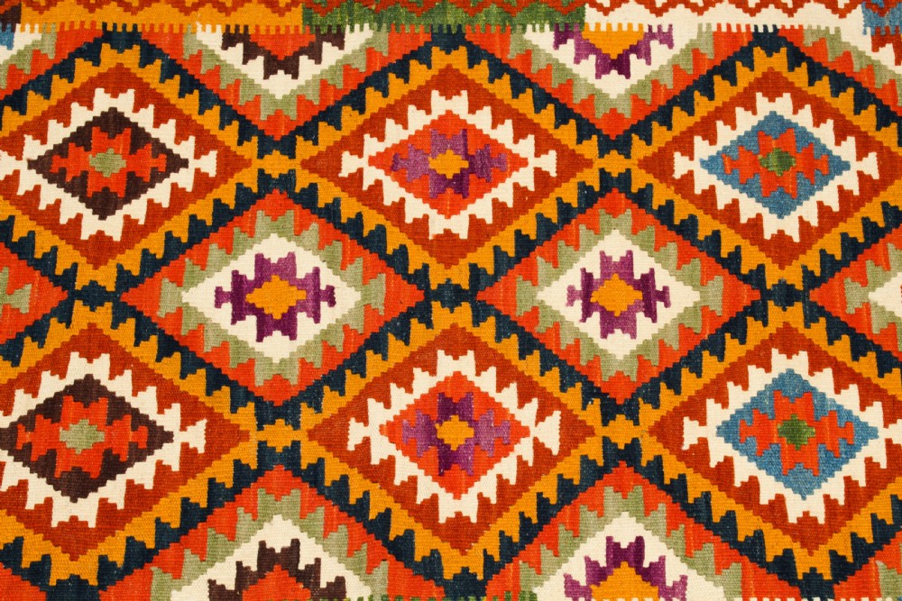 Antique 100% Wool Kilim Runner Carpet 252 x 79cm 
 View III