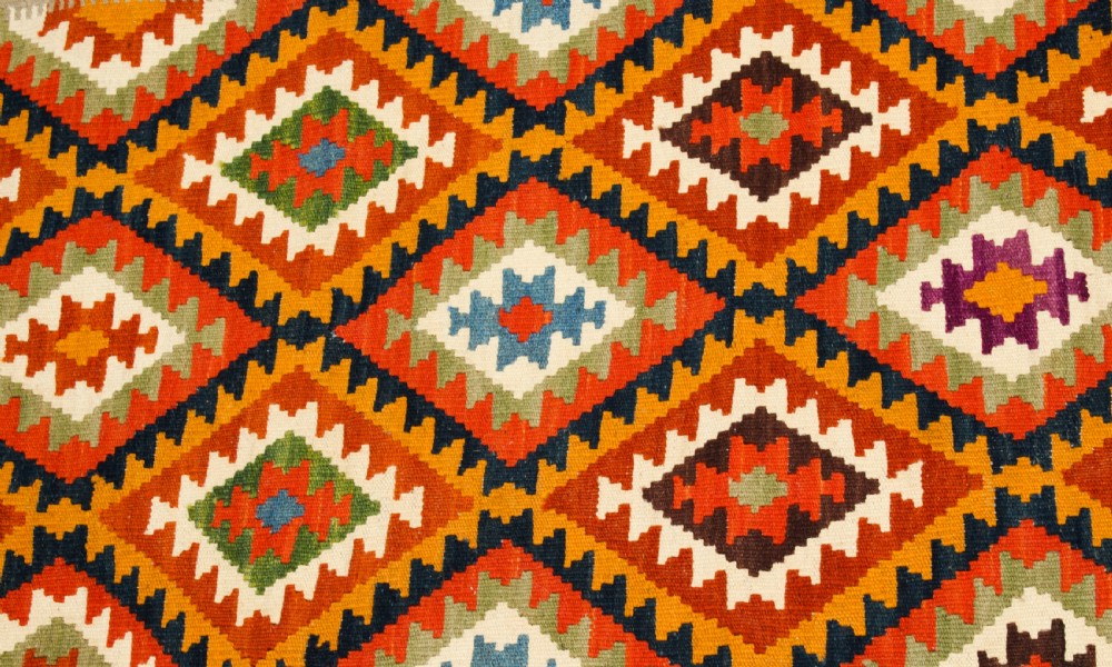 Antique 100% Wool Kilim Runner Carpet 252 x 79cm 
 View IV