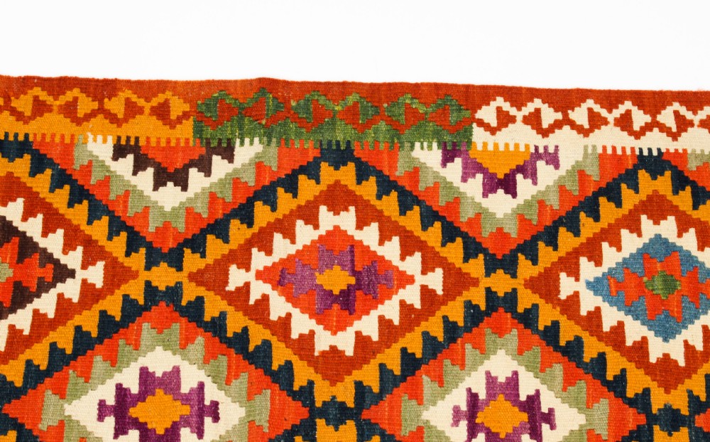 Antique 100% Wool Kilim Runner Carpet 252 x 79cm 
 View V