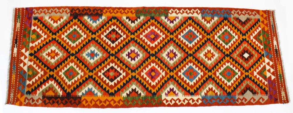 Antique 100% Wool Kilim Runner Carpet 252 x 79cm 
 View IX