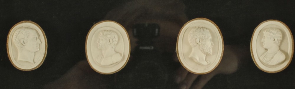 Antique Pair Box Framed Grand Tour Giovanni Liberotti Intaglios 19th C
 View V