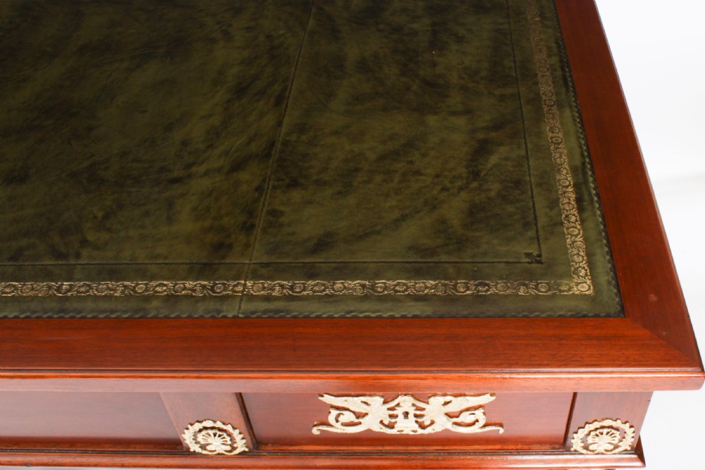 Antique French Empire Ormolu Mounted Desk 19th Century
 View V