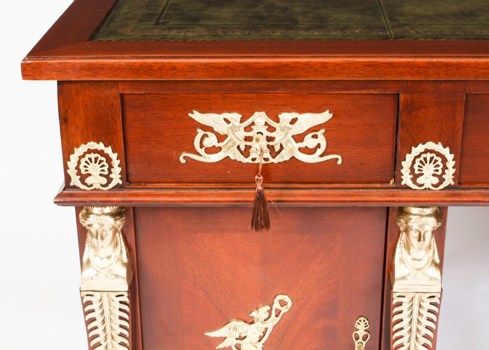 Antique French Empire Ormolu Mounted Desk 19th Century
 View VII